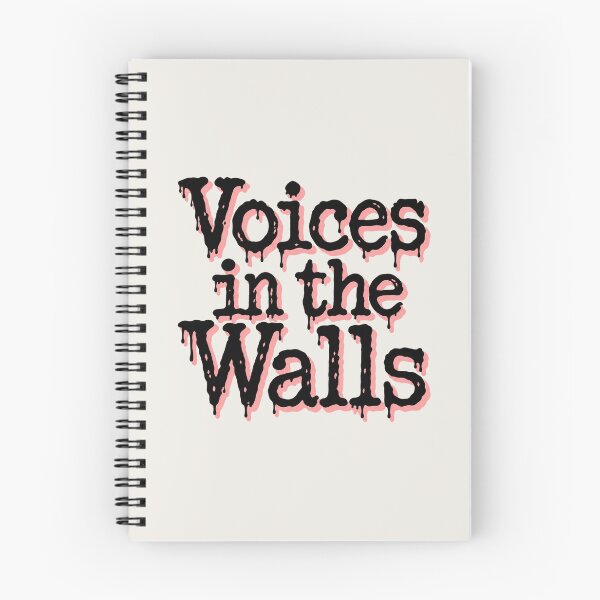 Item preview, Voices in the Walls Gothic Horror Dripping Quote Design designed and sold by MetaModel Editions.