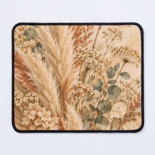 Item preview, Boho Botanical Watercolour Pampas Grass Dried Floral Arrangement designed and sold by Jozefin's Studio.