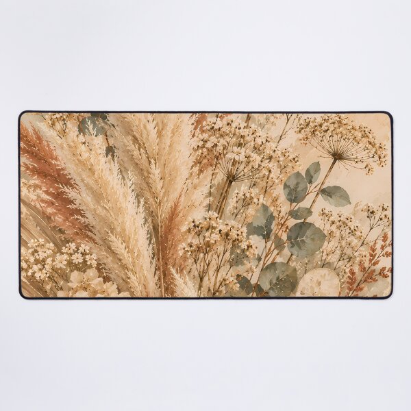 Item preview, Boho Botanical Watercolour Pampas Grass Dried Floral Arrangement designed and sold by Jozefin's Studio.
