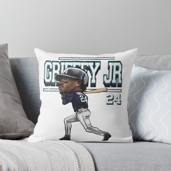 Item preview, Diseño de ilustración de dibujos animados de Ken Griffey Jr. y los Seattle Mariners designed and sold by StudioPlugLife.