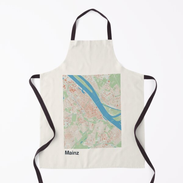 Item preview, Mainz Minimalistic Map Art designed and sold by MapsNerd.