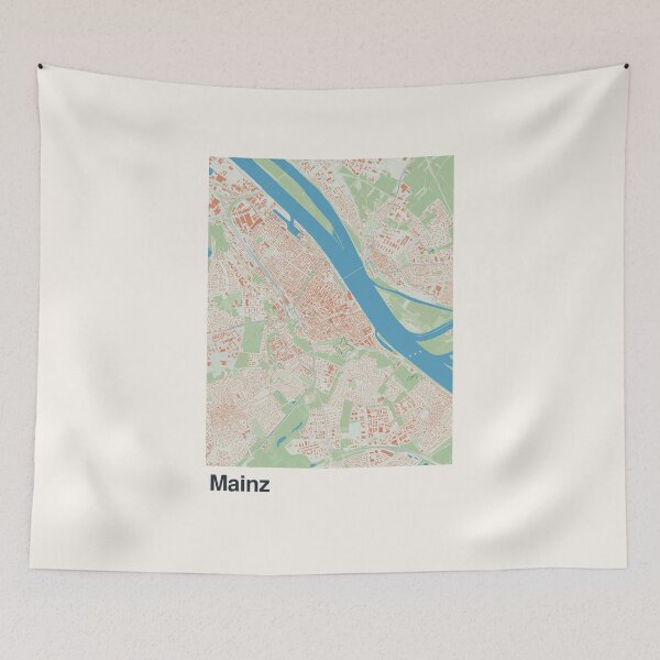 Item preview, Mainz Minimalistic Map Art designed and sold by MapsNerd.
