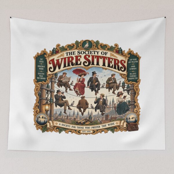 Item preview, The Society of Wire Sitters designed and sold by GorinART.