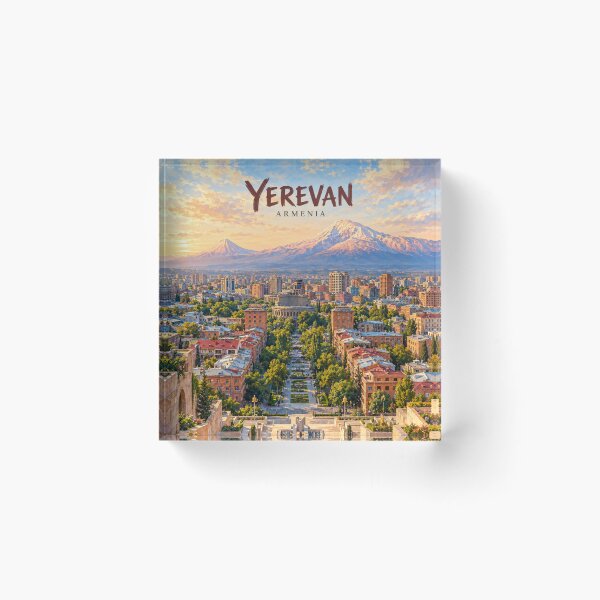 Item preview, Yerevan Painterly Armenian City Impression designed and sold by MichaeIRellov.