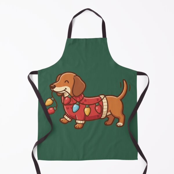 Item preview, Dachshund Tangled in Christmas Lights designed and sold by Rariks.