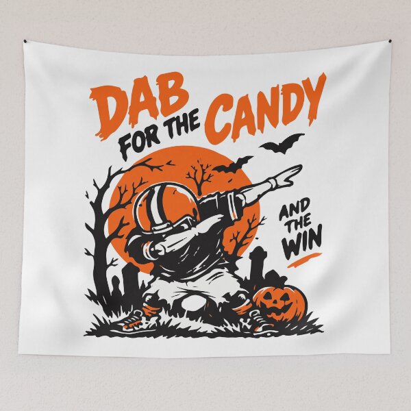 Item preview, Dab For The Candy - Funny Halloween Football Player designed and sold by Brexmore3.