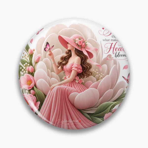 Item preview, Pink Floral Woman Dreams Bloom designed and sold by Reshmakhan.