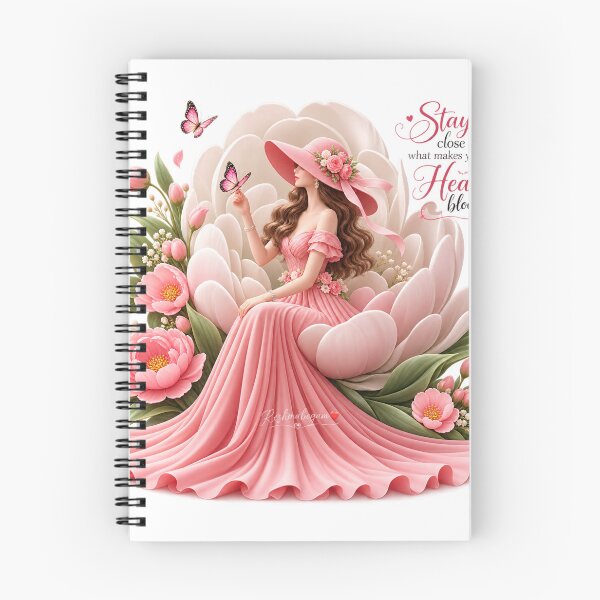 Item preview, Pink Floral Woman Dreams Bloom designed and sold by Reshmakhan.