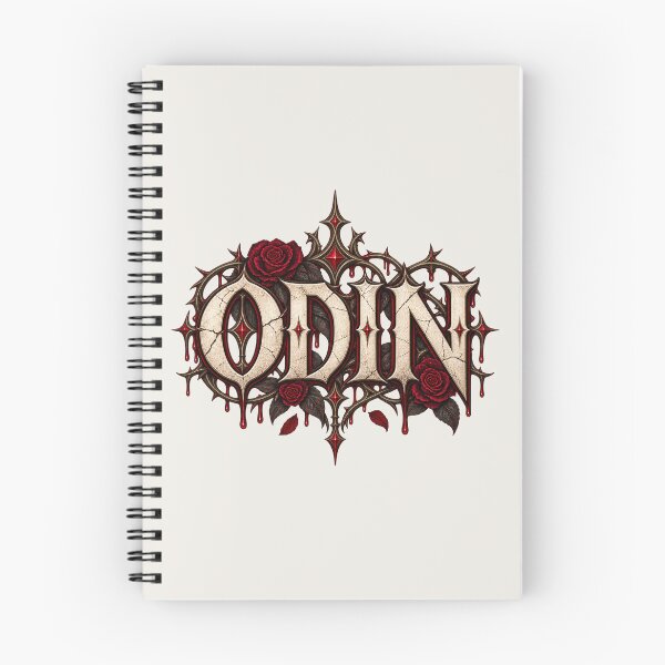 Item preview, Odin Gothic Roses Norse God Dark Fantasy Design designed and sold by MetaModel Editions.