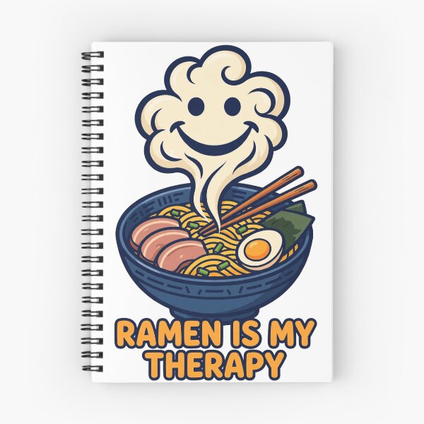 Item preview, Ramen Is My Therapy Cute Noodle Bowl T-Shirt designed and sold by ApparelOutpost.
