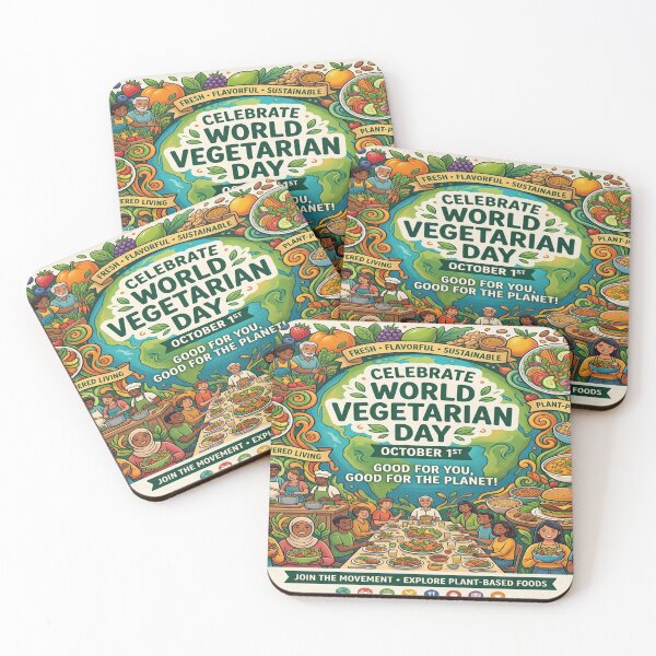 Item preview, Poster Celebrating World Vegetarian Day designed and sold by Solomon-Ent-144.