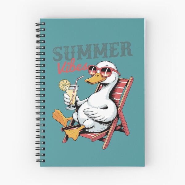 Item preview, Summer Vibes Relaxing Duck designed and sold by sazuii.
