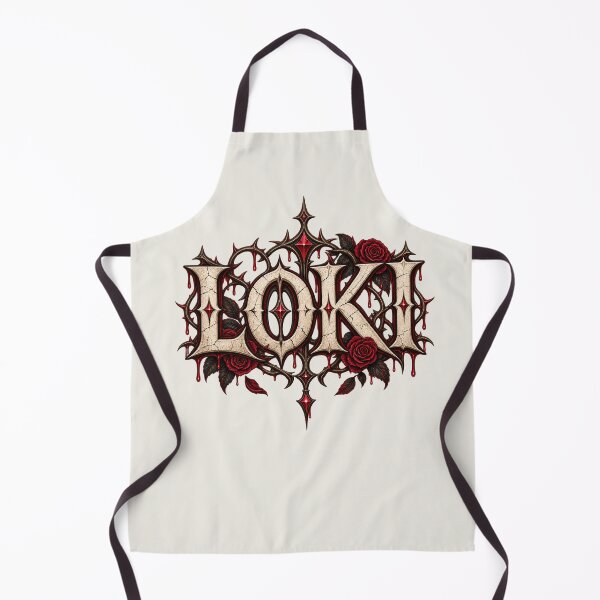 Item preview, Loki Gothic Roses Norse Mythology Dark Fantasy Design designed and sold by MetaModel Editions.