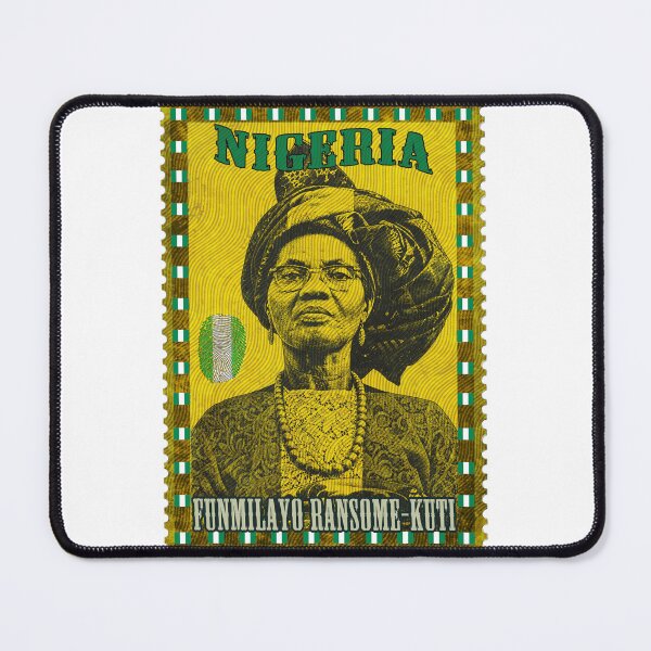 Item preview, Funmilayo Ransome-Kuti Nigeria Vintage Postage Stamp - Lioness of Lisabi - Nigerian Suffragist designed and sold by Youngkev-arts.