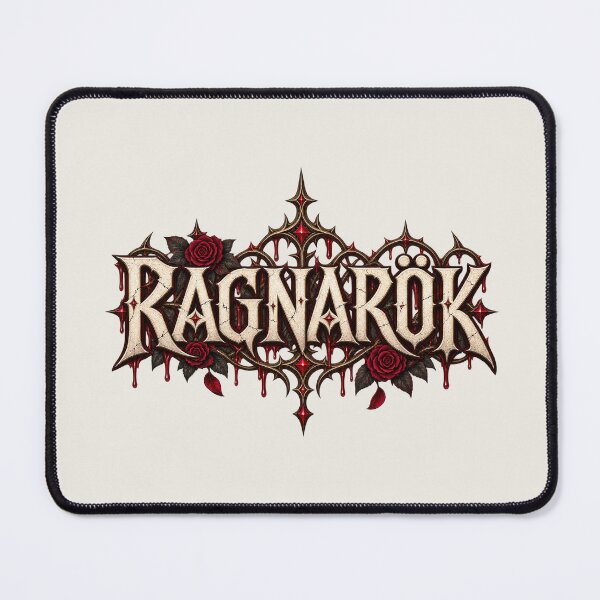 Item preview, Ragnarok Gothic Roses Norse Mythology Dark Fantasy Design designed and sold by MetaModel Editions.