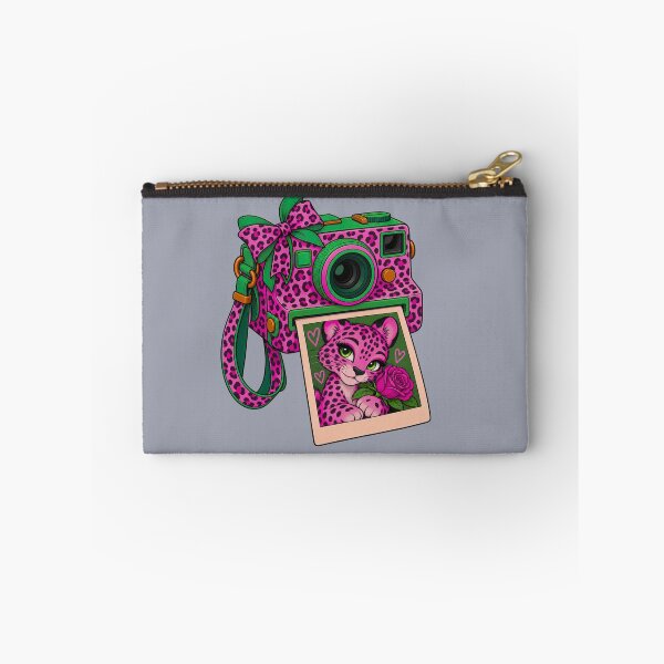 Item preview, Pink Leopard Snapshot – Wild & Sweet designed and sold by Aimetoi.
