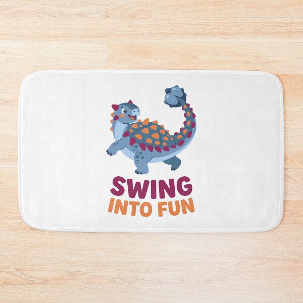 Item preview, Cute Ankylosaurus Swing Fun designed and sold by Chillo tees.