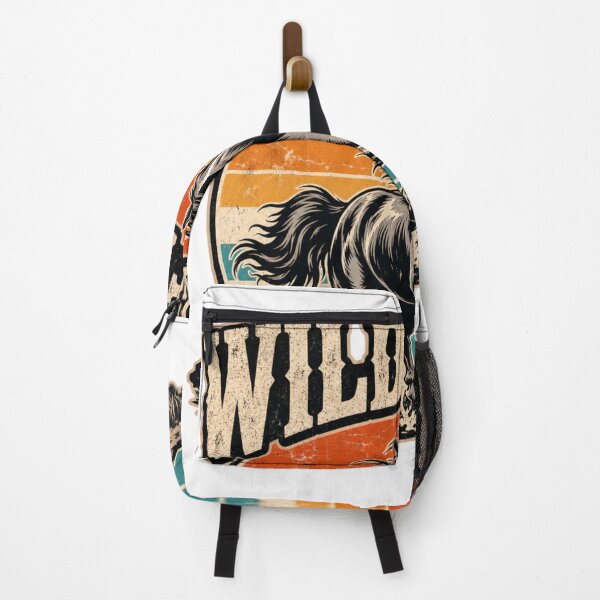 Item preview, Wild and Free Retro Vintage Horse Design designed and sold by MajaDesign07Art.