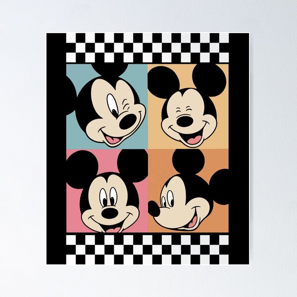 Item preview, Retro Cartoon Pop Art Four Face Graphic designed and sold by Shoaibstudio.