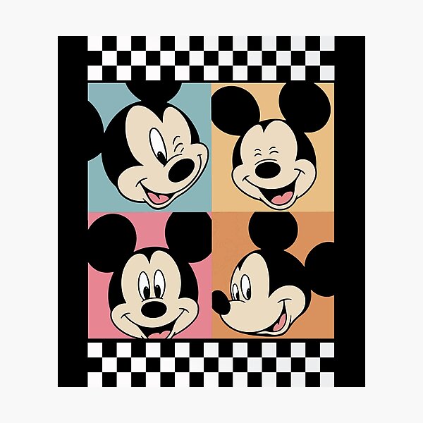 Item preview, Retro Cartoon Pop Art Four Face Graphic designed and sold by Shoaibstudio.