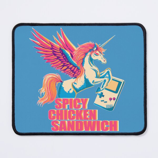 Item preview, Spicy Chicken Sandwich Unicorn designed and sold by missmelodyferal.