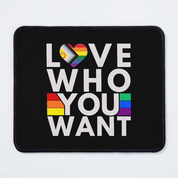 Item preview, Love Who You Want Pride Design  designed and sold by InclusivePrints.