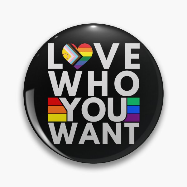 Item preview, Love Who You Want Pride Design  designed and sold by InclusivePrints.