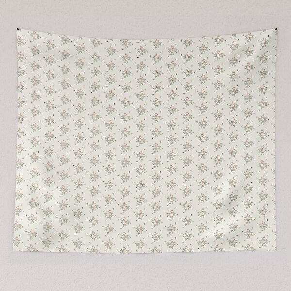 Item preview, Cottagecore Mushroom and Fern Woodland Pattern designed and sold by Flora-and-Fable.
