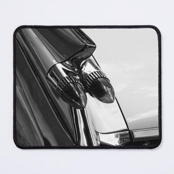 Item preview, Art deco 1950's automobile vintage chrome tail fin black and white classic photograph designed and sold by Astrid Arkhangelsky.