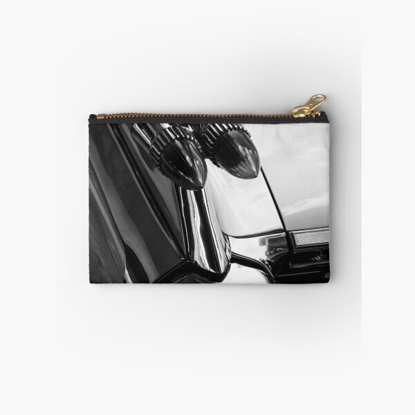 Item preview, Art deco 1950's automobile vintage chrome tail fin black and white classic photograph designed and sold by Astrid Arkhangelsky.