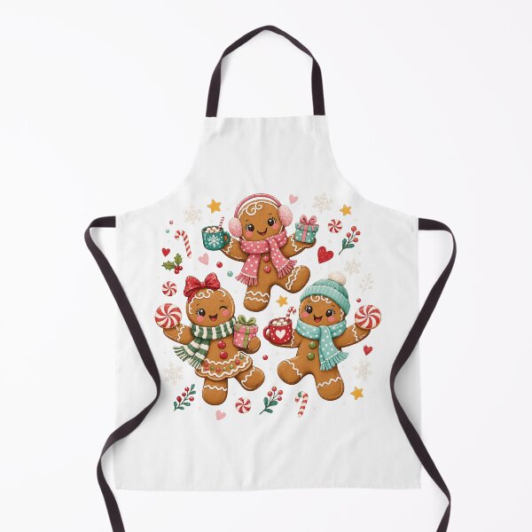 Item preview, Cute Gingerbread Friends Christmas Cookies designed and sold by JoyfullyOffbeat.