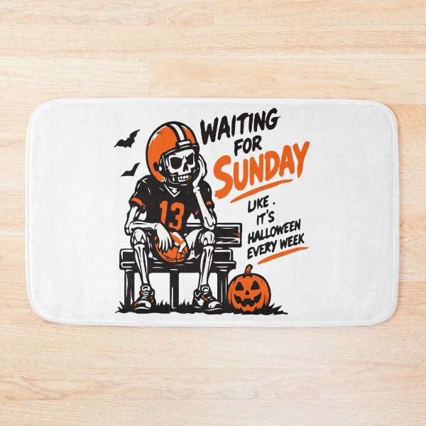 Item preview, Waiting For Sunday - Funny Skeleton Football Player  designed and sold by Brexmore3.