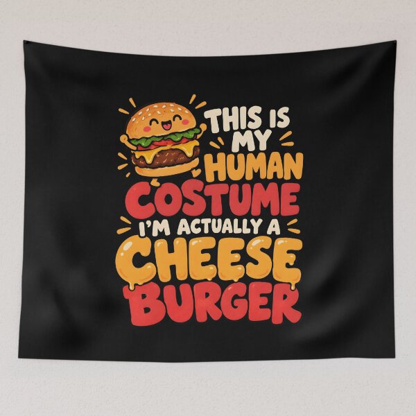 Item preview, This is my human costume I'm actually a cheeseburger  designed and sold by a-turner-paint.