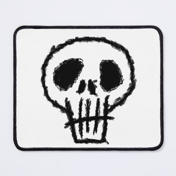 Item preview, Skull sketch – Minimalist black skull designed and sold by Nicole Bleck.