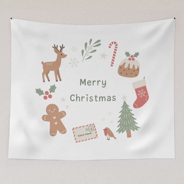 Item preview, Merry Christmas Circle designed and sold by Design-by-Steph.