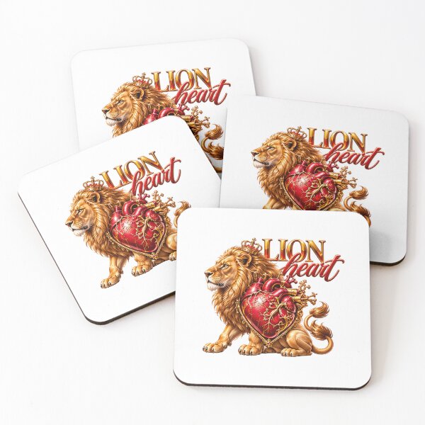 Item preview, Majestic Lion Heart Surreal Artwork designed and sold by VISO-art.