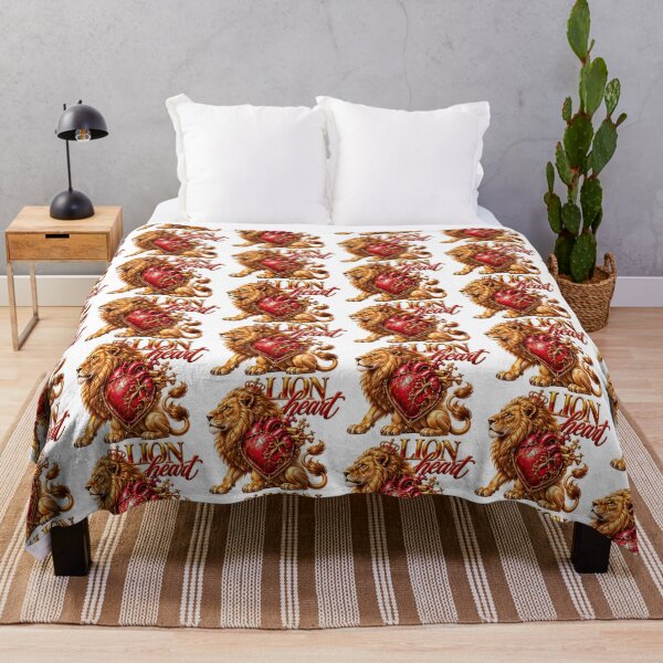 Item preview, Majestic Lion Heart Surreal Artwork designed and sold by VISO-art.