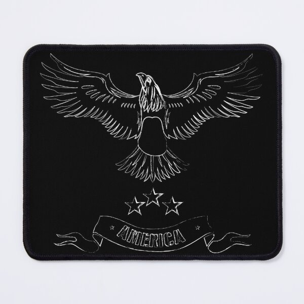 Item preview, vinatge style grunge eagle line style t shirt designed and sold by T-Project.