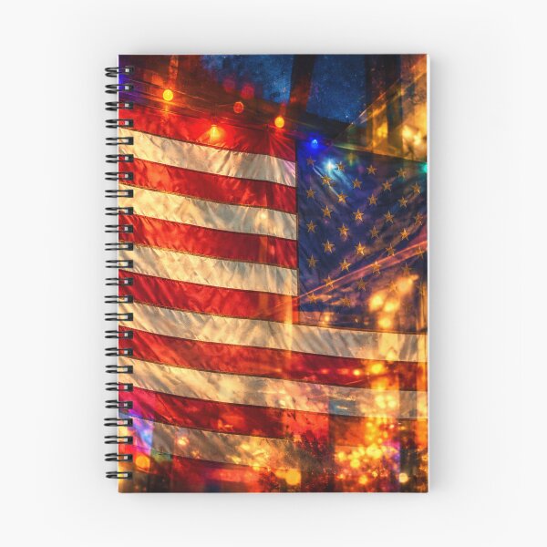 Item preview, Stars and Stripes in Electric Light designed and sold by Kimberly Palmer.