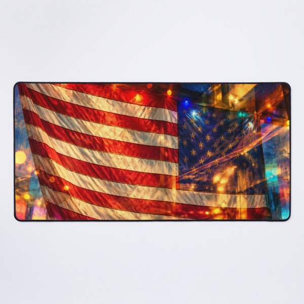 Item preview, Stars and Stripes in Electric Light designed and sold by Kimberly Palmer.