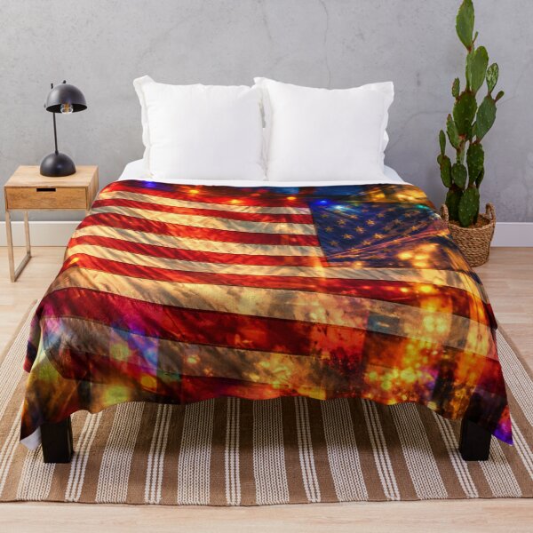Item preview, Stars and Stripes in Electric Light designed and sold by Kimberly Palmer.