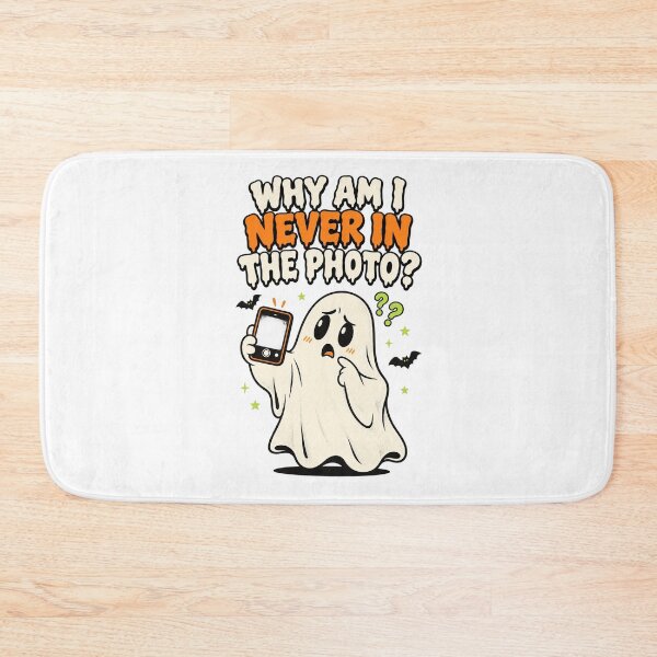 Item preview, Why Am I Never in the Photo Funny Ghost Halloween Design. designed and sold by The-T-In-Retro.