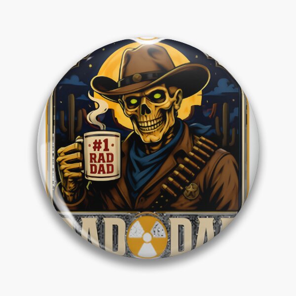 Item preview, Rad Dad Skeleton Cowboy Design for Father's Day Celebration designed and sold by Slumpgodj.