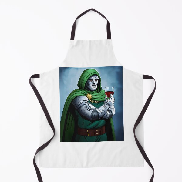 Item preview, Dark Villain Inspired Illustration with a Mysterious Mask and Hooded Cloak designed and sold by W FASHION.