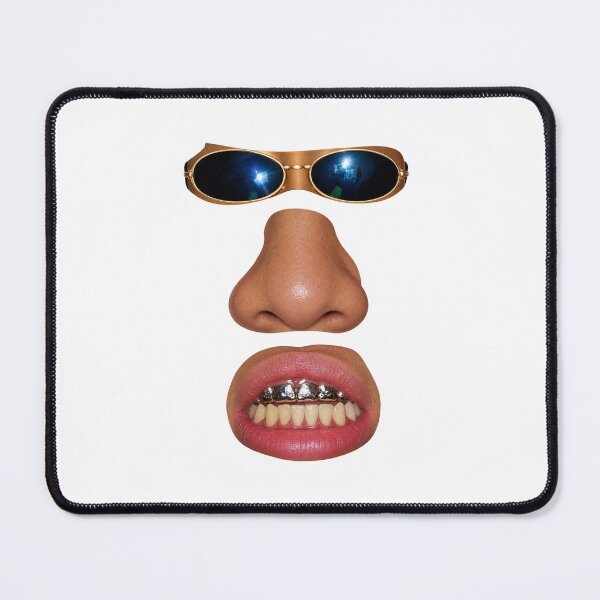 Item preview, Surreal Face Cutout Graphic White T-Shirt designed and sold by henrgl.