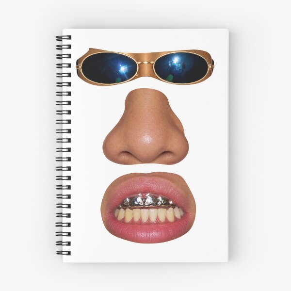 Item preview, Surreal Face Cutout Graphic White T-Shirt designed and sold by henrgl.