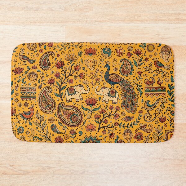 Item preview, 11 Whimsical Hand Drawn Folk Art Doodle Pattern designed and sold by ART ATTACK ZONE.