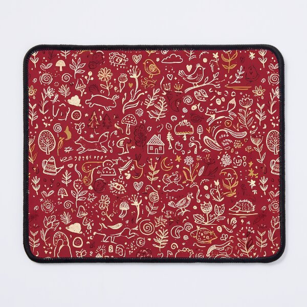 Item preview, 22 Whimsical Hand Drawn Folk Art Doodle Pattern designed and sold by ART ATTACK ZONE.