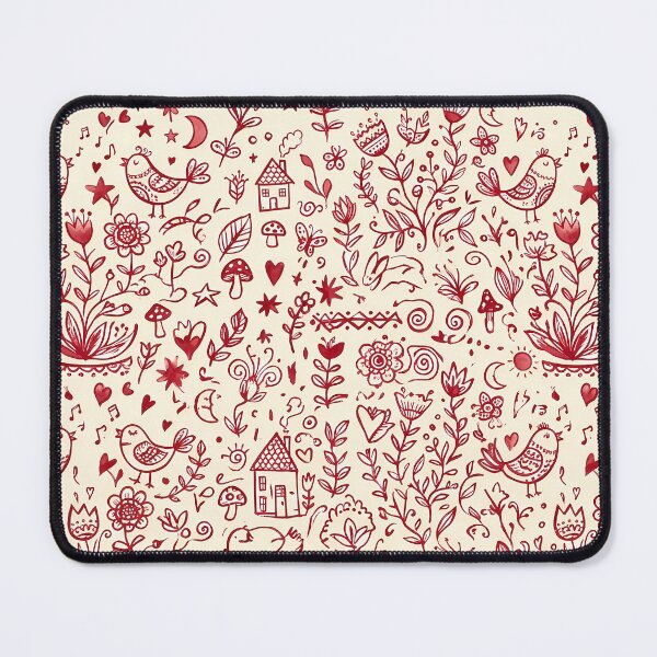 Item preview, 55 Whimsical Hand Drawn Folk Art Doodle Pattern designed and sold by ART ATTACK ZONE.