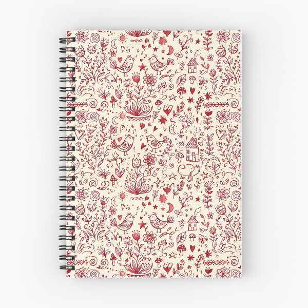 Item preview, 55 Whimsical Hand Drawn Folk Art Doodle Pattern designed and sold by ART ATTACK ZONE.